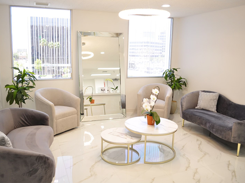 Paydar Plastic Surgery lobby in Newport Beach, CA